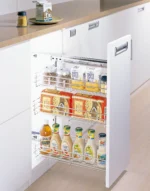 Canasta Multiusos 2 Niveles 20 cm Extraíble para Muebles de Cocina - Imagen 2