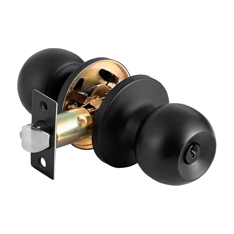 Chapa Bola Pomo Negra Eco para Baño o Alcoba