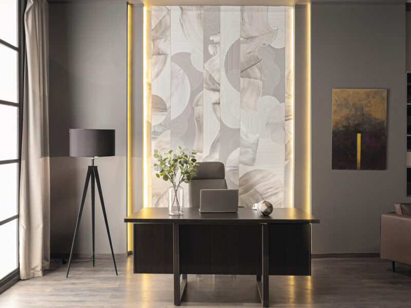 Pared decorativa con cinta led HAFELE