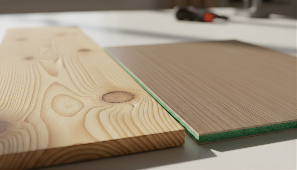 Melamina RH vs Madera