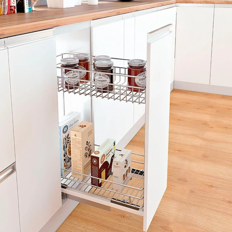 Canasta-Multiusos-2-Niveles-20-cm-Extraíble-para-Muebles-de-Cocina Canasta Multiusos 3 Niveles 30 cm Extraíble para Muebles de Cocina