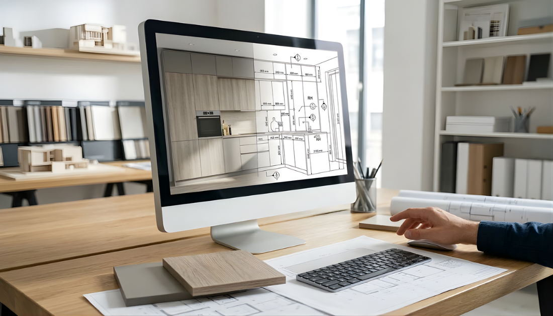 diseño 3D antes del corte