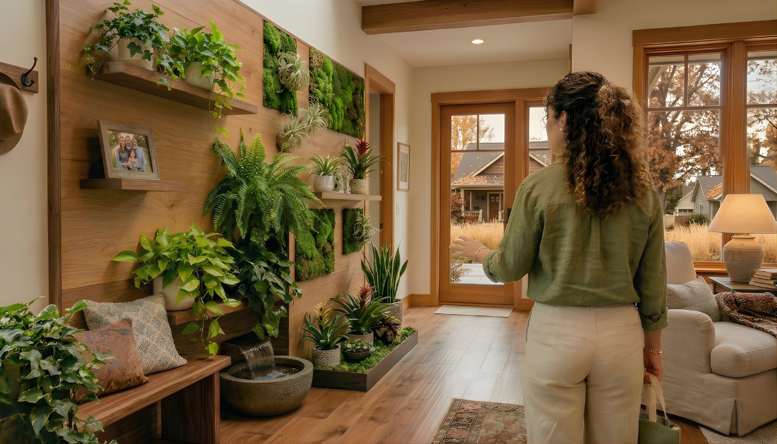 diseño biofílico en interiores