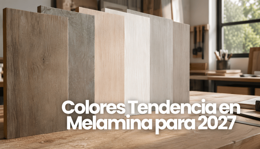 Colores Tendencia en Melamina 2026