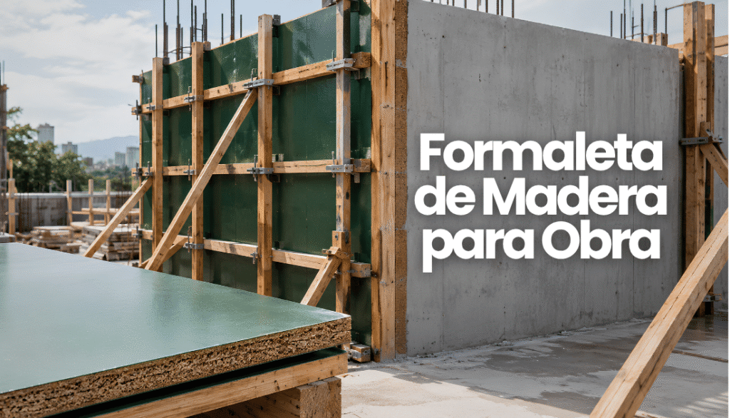 Formaleta de Madera para Obra
